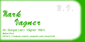 mark vagner business card